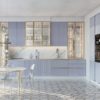 Угловая кухня Crystal в современном стиле Угловая кухня Crystal в современном стиле